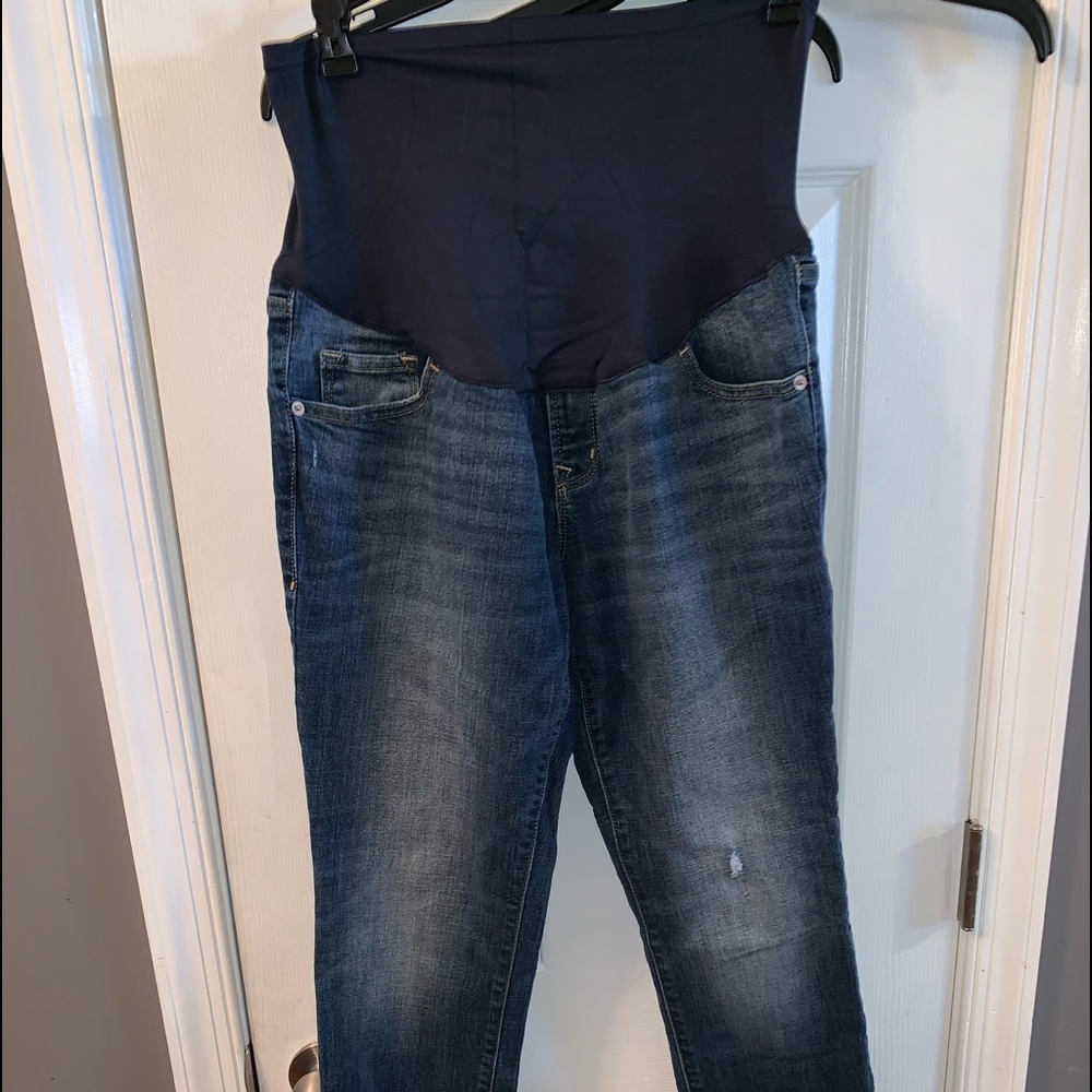Old navy full panel Maternity skinny jeans